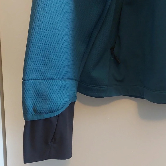 GYMSHARK MENS ZIP-UP HOODED JACKET Athleisure Gym Blue 2XL - Picture 4 of 8